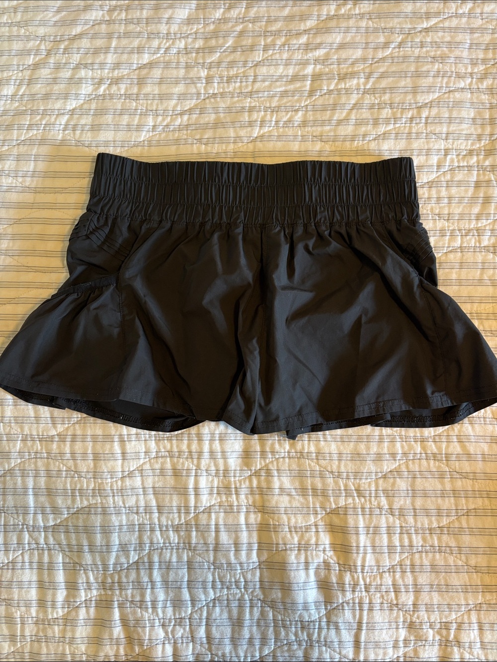 SOLD!!! FP Movement Athletic Skorts Pair - Black & Coral - Picture 4 of 5